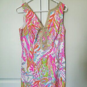 Lilly Pulitzer Size 6 sheath dress knee-length